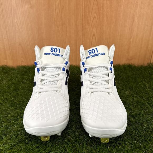 New Balance FuelCell Ohtani 1 White Royal Baseball Cleats MSHOWB1 Men\'s Size 8